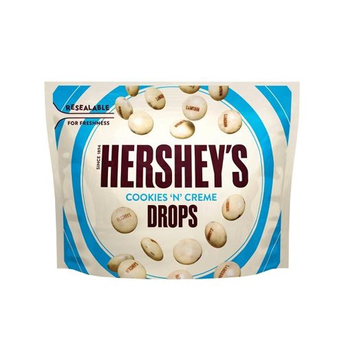 Hershey s  DROPS Cookies  N  Crème Candy  7.6 oz  Bag (8 Ct.)