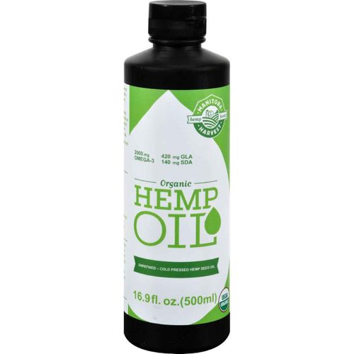 Manitoba Harvest Organic Hemp Oil, Cold Pressed, 12g of Omegas 3&6 Per Serving, Non-GMO, 8.45 Fl Oz (B0016B4080)