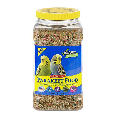 3-D Pet Products Premium Parakeet Food  5.0 LB
