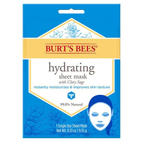 Burt s Bees Hydrating Face Mask  Single Use Sheet Mask  1 Count