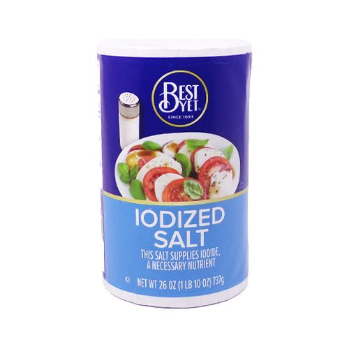 Best Yet Iodized Salt - 26 Oz