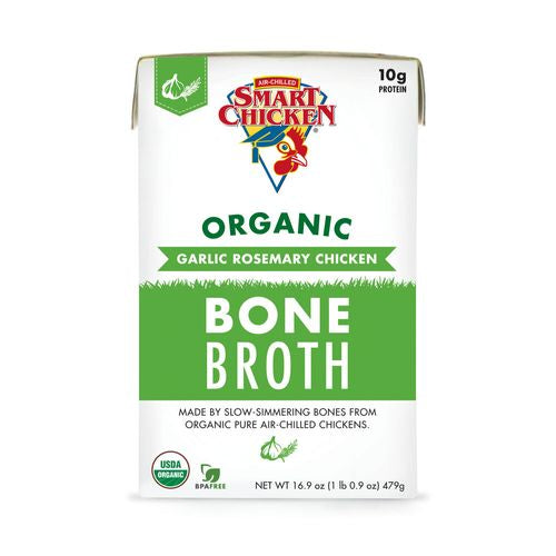 KHRM00375812 16.9 oz Garlic Chicken Rosemary Bone Broth