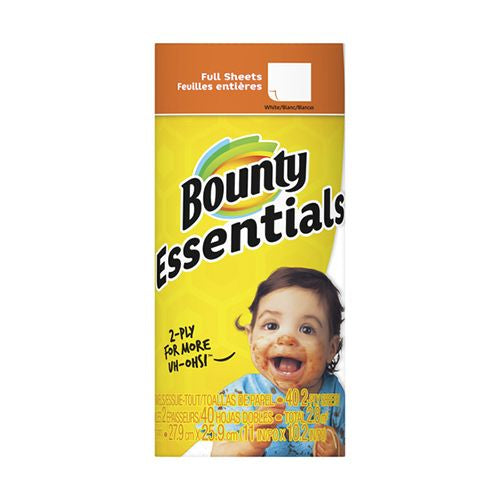 Bounty Essentials Paper Towels  White  1 Regular Roll