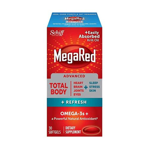 MegaRed Advanced Total Body Refresh Omega - 800mg 30 Ea