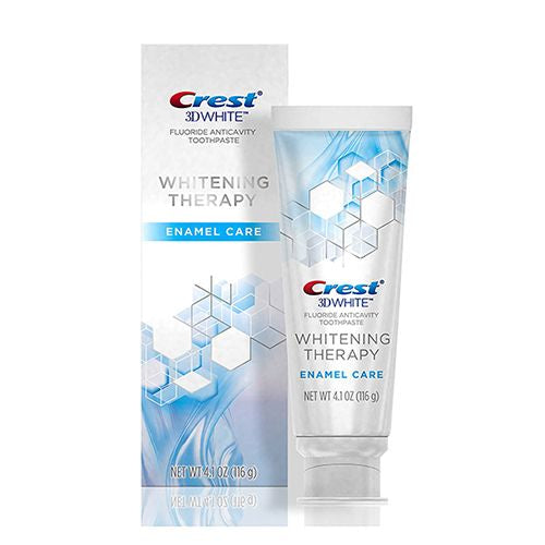 Crest 3D White Whitening Therapy Fluoride Toothpaste, Enamel, 4.1 oz