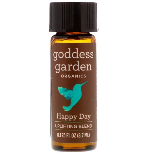 Goddess Garden  Organics  Happy Day  Aromatherapy Bracelet Blend  0 125 fl oz  3 7 ml