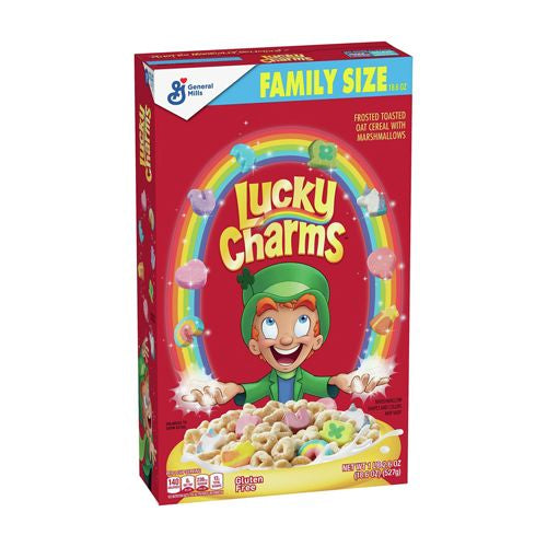 General Mills Family Size Lucky Charms Cereal - 18.6oz