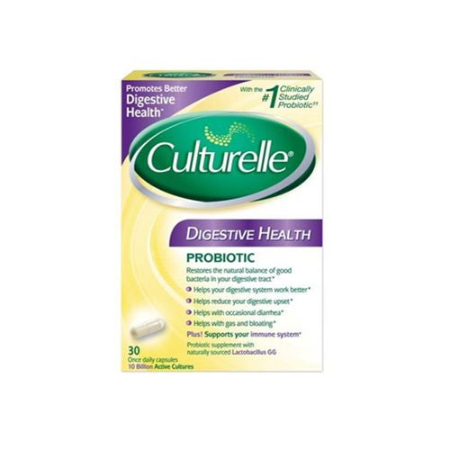 Culturelle Daily Probiotic  Most Clinically Studied Probiotic Strain  Supports Digestive and Immune Health  30 Capsules