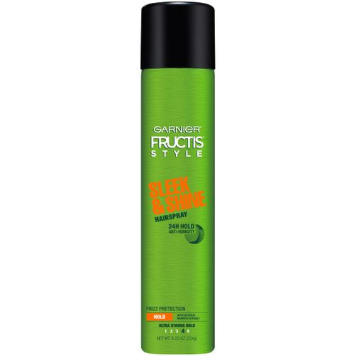 Garnier Fructis Style Sleek & Shine Anti-Humidity Hairspray  Ultra Strong Hold  8.25 oz