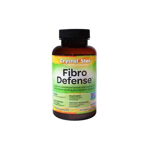 Crystal Star Fibro Defense, 60 Capsules, Black Cohosh, Breast & Uterine Health Between Periods, Gluten Free, Non-GMO (B00028LWW0)