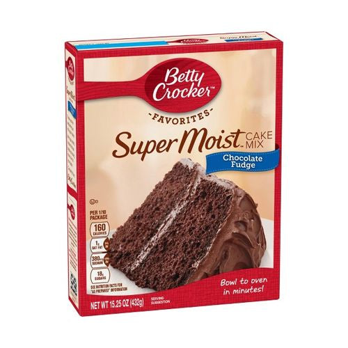 Betty Crocker Super Moist Chocolate Fudge Cake Mix