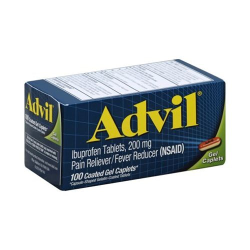 Advil Ibuprofen Gel Caplets 200mg -