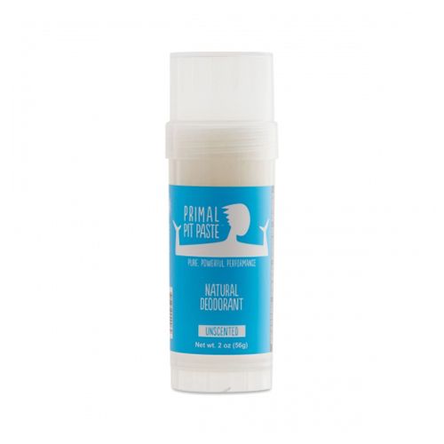 Primal Pit Paste - Natural Deodorant Stick Unscented - 2 oz.