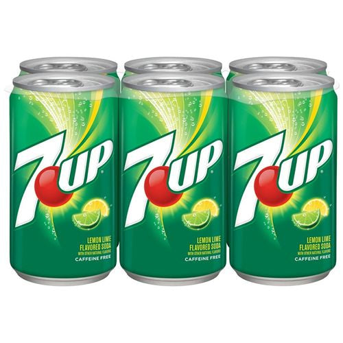 7UP - 6pk/7.5 fl oz Cans, Soft Drinks