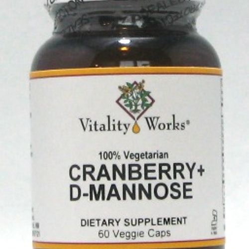 Cranberry + D-Mannose Vitality Works 60 Caps