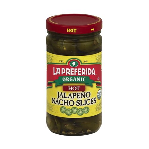 LA PREFERIDA, ORGANIC JALAPENO NACHO SLICES, HOT