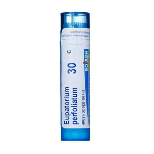 Boiron Eupatorium Perfoliatum 30C  Homeopathic Medicine for Stiffness And Bone Pain Associated With Flu Symptoms  80 Pellets