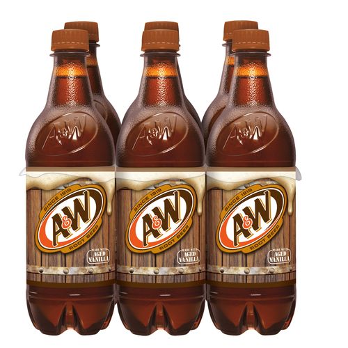 A&W, NATURALLY & ARTIFICIALLY FLAVORED SODA MADE WITH AGED VANILLA, ROOT BEER