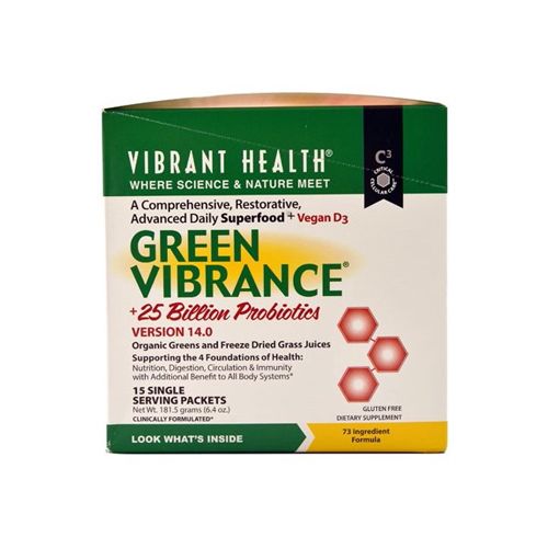 Vibrant Health, Green Vibrance Pkt - 15pk