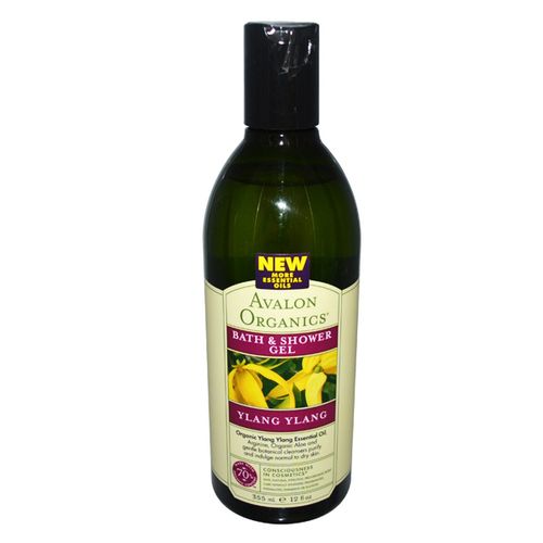 Avalon Organics Bath and Shower Gel Ylang Ylang 12 fl oz