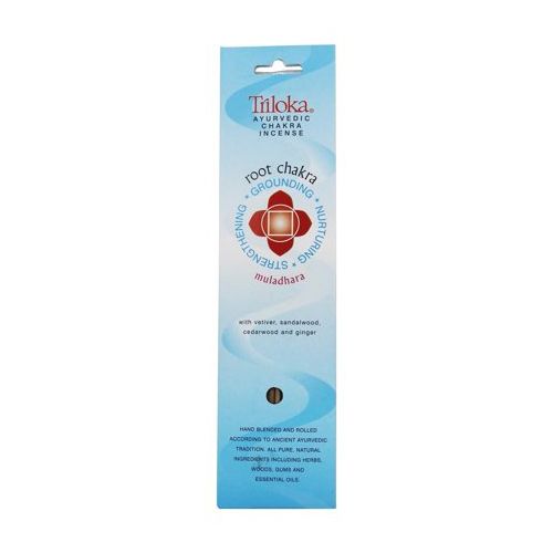 Triloka Ayurvedic Chakra Incense Sticks  10 sticks  Root Chakra Muladhara