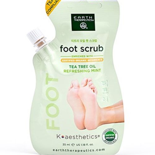 Earth Therapeutics Foot Scrub Pouch with spout- Travel Size