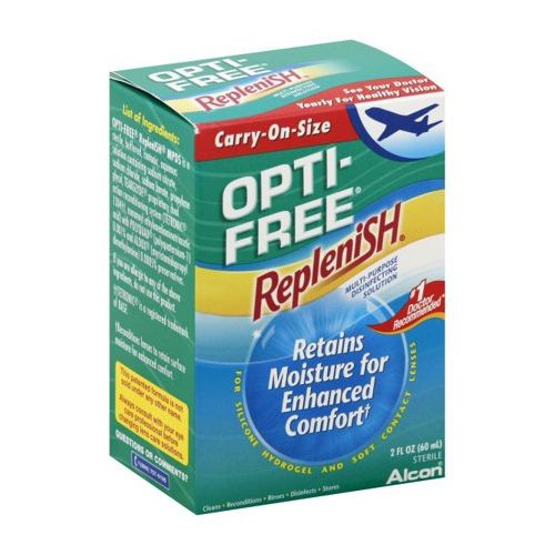 Opti-Free Replenish Multi-Purpose Disinfecting Solution Travel Pack 2 oz.