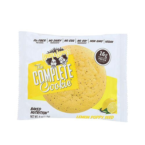 LEMON POPPY SEED BAKED NUTRITION COOKIE, LEMON POPPY SEED