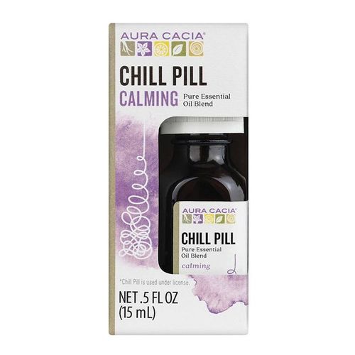 Aura Cacia Calming Chill Pill Fizzy Bath 2.5oz