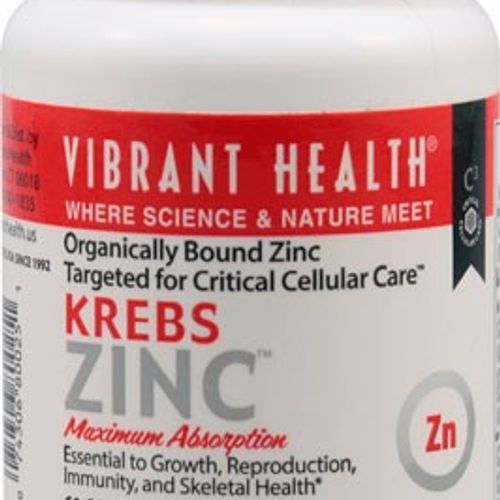 Krebs Zinc 60 Vegetable Capsules