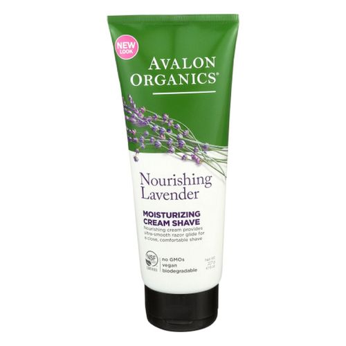 Avalon Organics Shave Cream, Lavender, 8 Oz