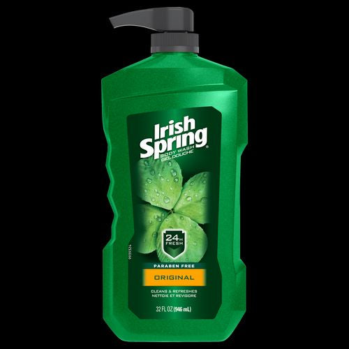 Irish Spring Original Men s Gel Face & Body Wash Pump  32 fl oz.
