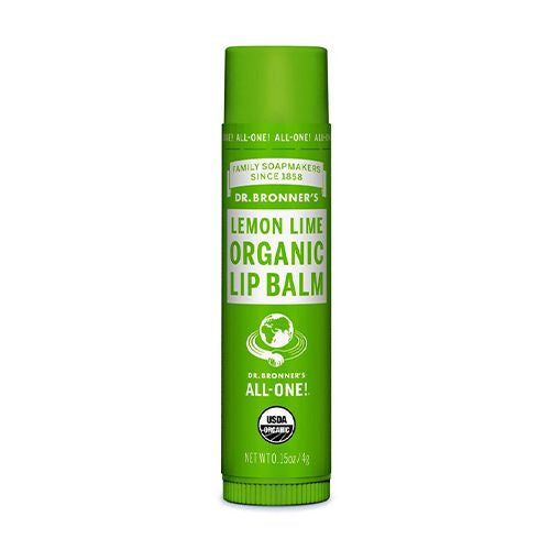 Dr. Bronner s Organic Lip Balm Lemon Lime  0.15 OZ