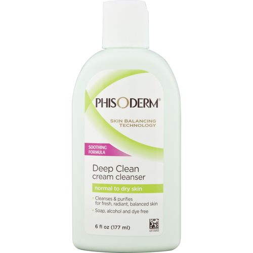Phisoderm Deep Clean Cream Cleanser Normal to Dry Skin 6 fl Oz