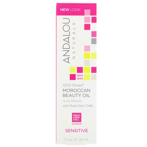 Andalou Naturals, Beauty Oil 1000 Roses Mor - 1floz