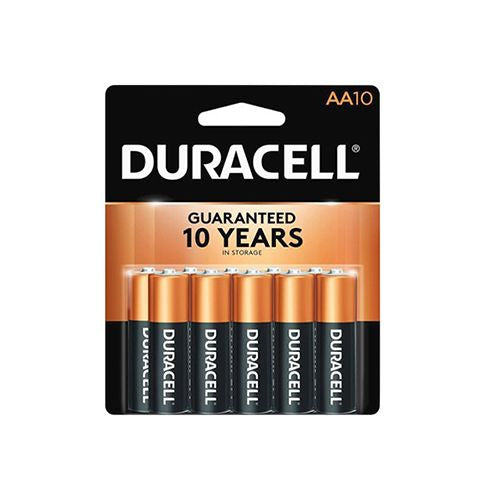 Duracell 1.5 V AA Alkaline Batteries  10 count