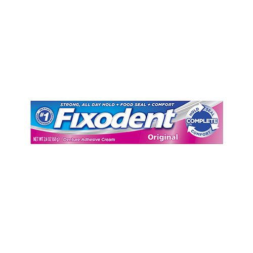 Fixodent Complete Original Denture Adhesive Cream  2.4 oz