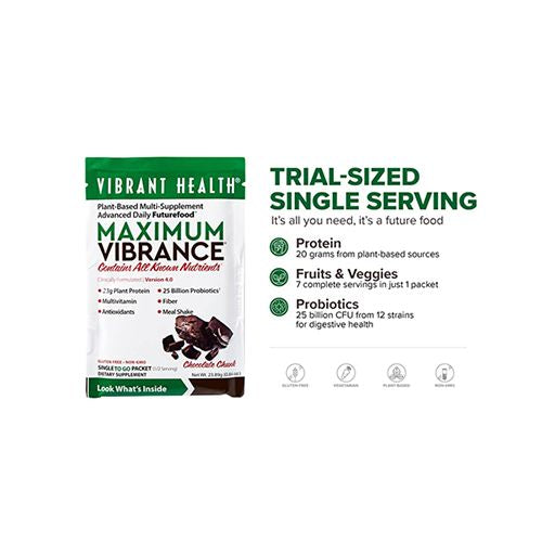Maximum Vibrance Chocolate  by Vibrant Health - 10 Packets