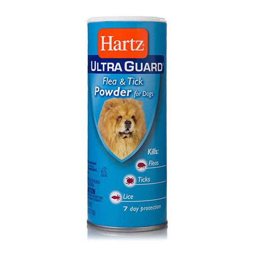 Hartz UltraGuard Flea & Tick Powder For Dogs 4 oz