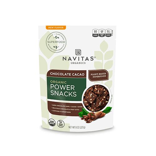 Navitas Organics Organic Power Snacks - Chocolate Cacao 8 oz Pkg