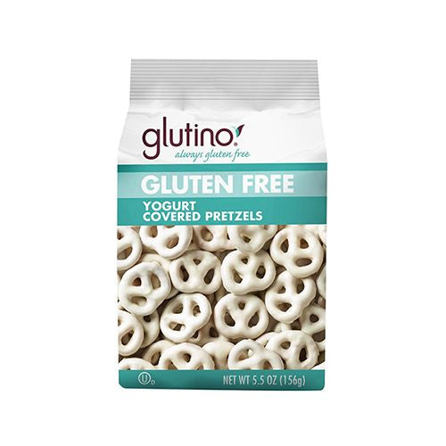 GLUTINO, YOGURT COVERED PRETZELS