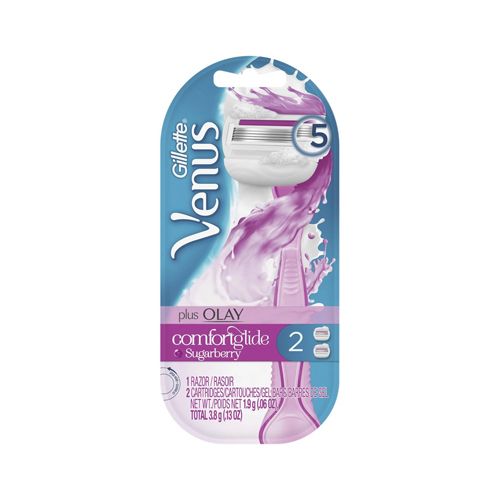 Gillette Venus ComfortGlide Women Razor 2 Blade Refill Olay Sugarberry
