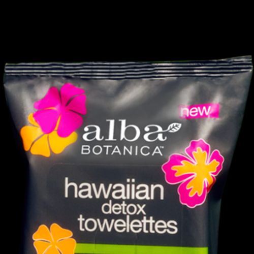 Alba Botanica Volcanic Clay Hawaiian Detox Wet Towelettes  25 ct