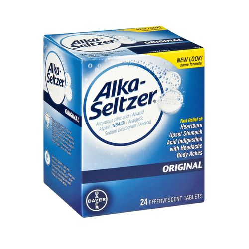 Alka-Seltzer Tablets, Original, 24 Ct