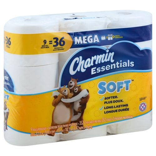 Charmin Essentials Mega  - 9 Ea