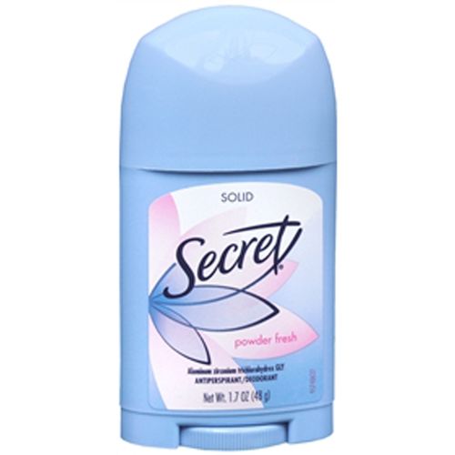 Secret Solid Antiperspirant and Deodorant Shower  Powder Fresh  1.7 oz