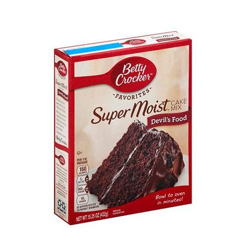 Betty Crocker Super Moist Devil's Food Cake Mix