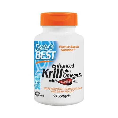 Doctor s Best Enhanced Krill Plus Omega-3 Softgels  60 Ct