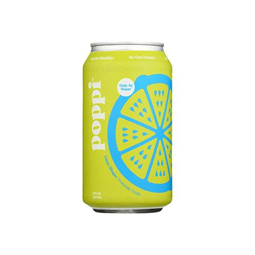 Poppi - Prebio Soda Ginger Lime - 12 FZ
