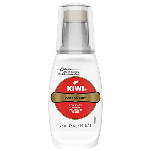 KIWI Scuff Cover  White  2.4 oz (1 Bottle with Sponge Applicator)